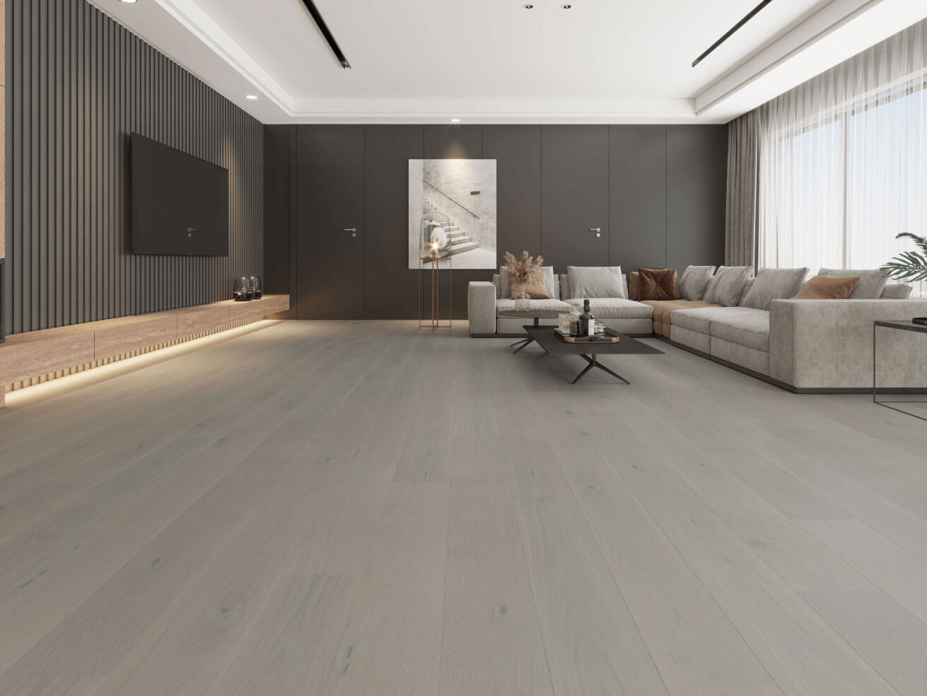 7-1/2'' collection-American White Oak - Winter Sky