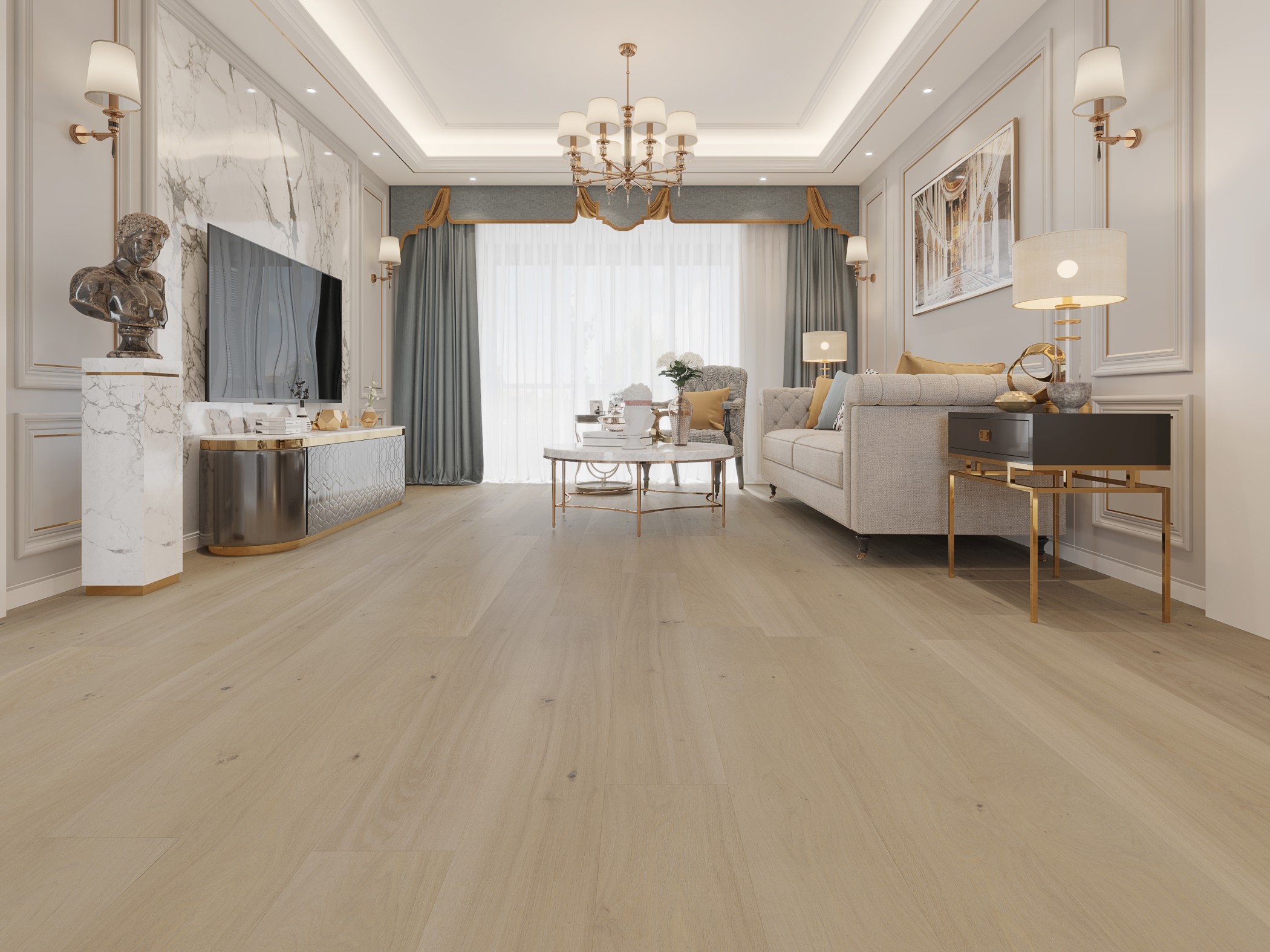 9'' collection-American White Oak - Naked Oak