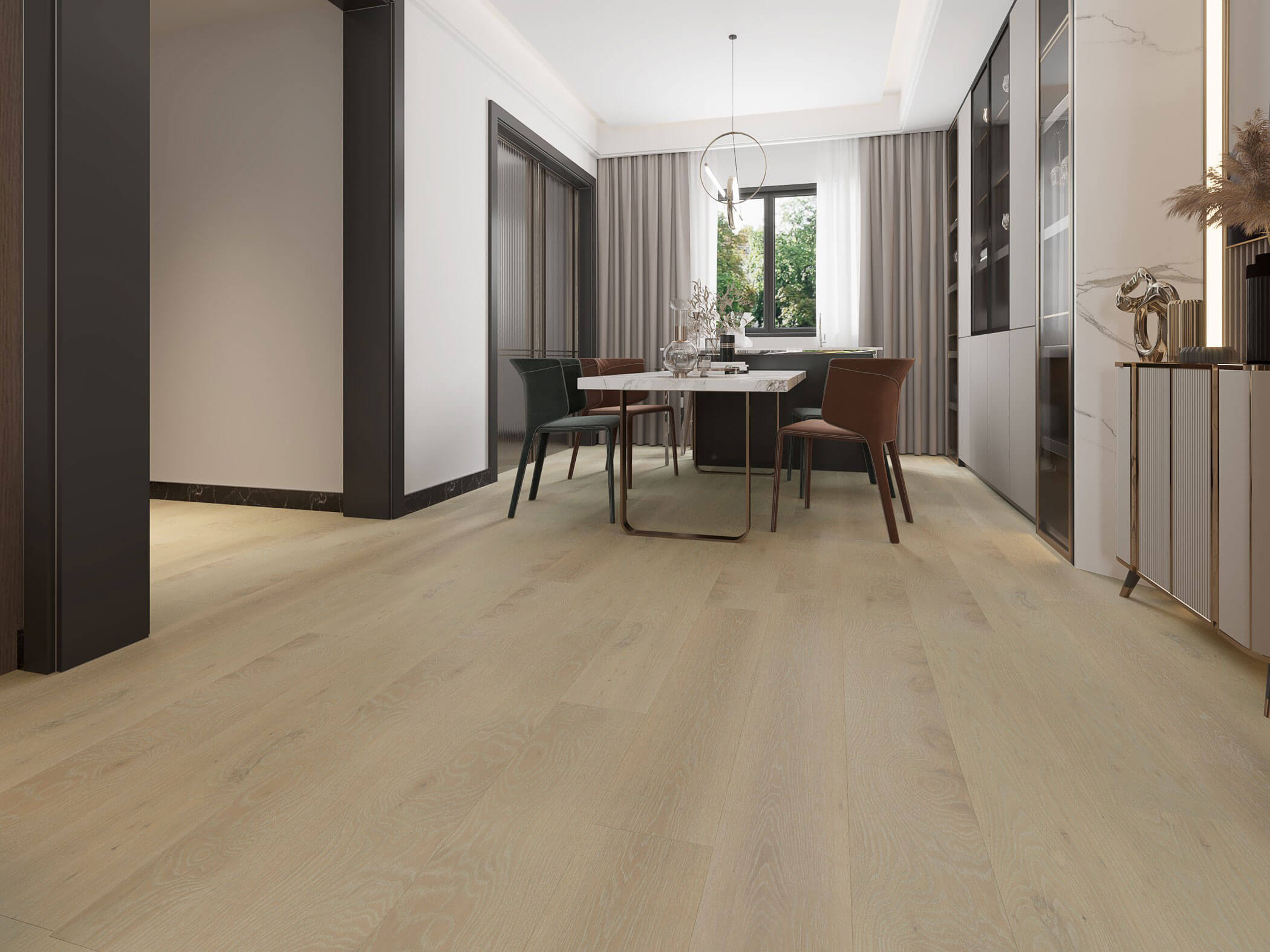 9'' collection-American White Oak - Wheat Berry