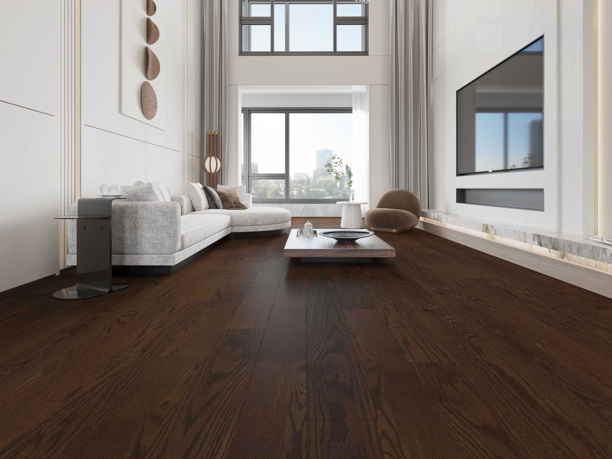 American Oak 5 Collection Click - Camel