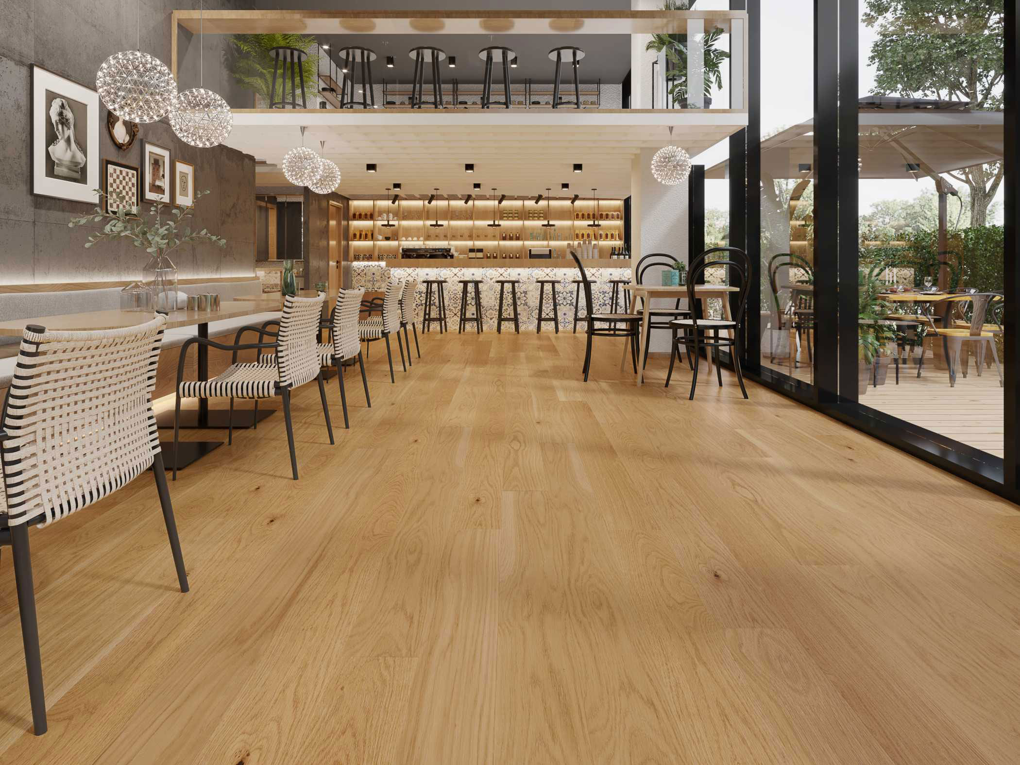 American Oak 5 Collection Click - Natural