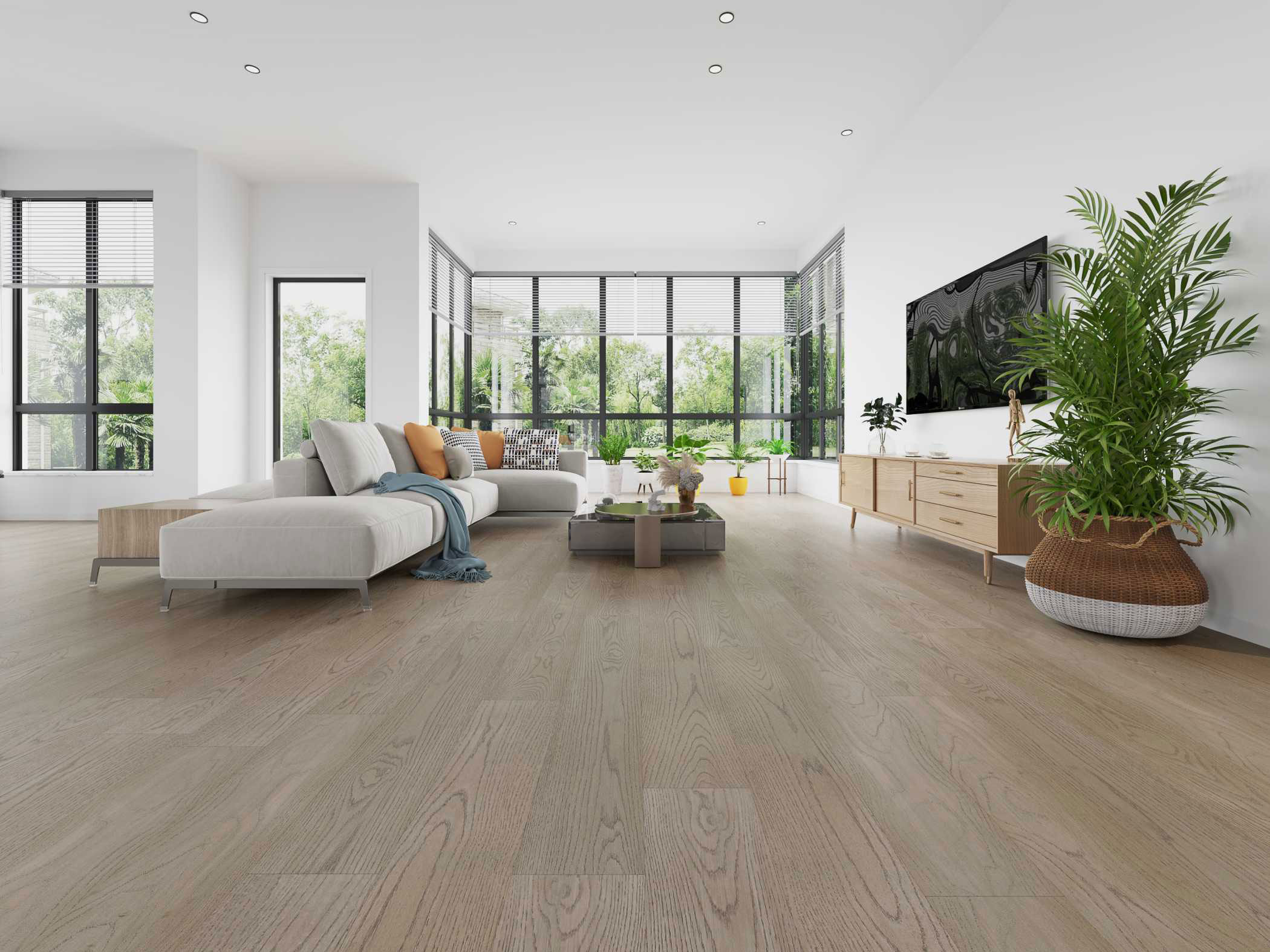 American Oak 5 Collection Click - Sky