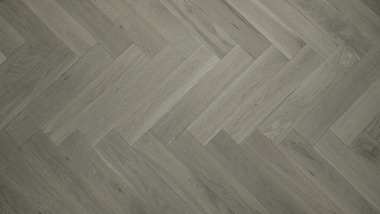 American Oak 5 Herringbone Collection-Silver Stone 