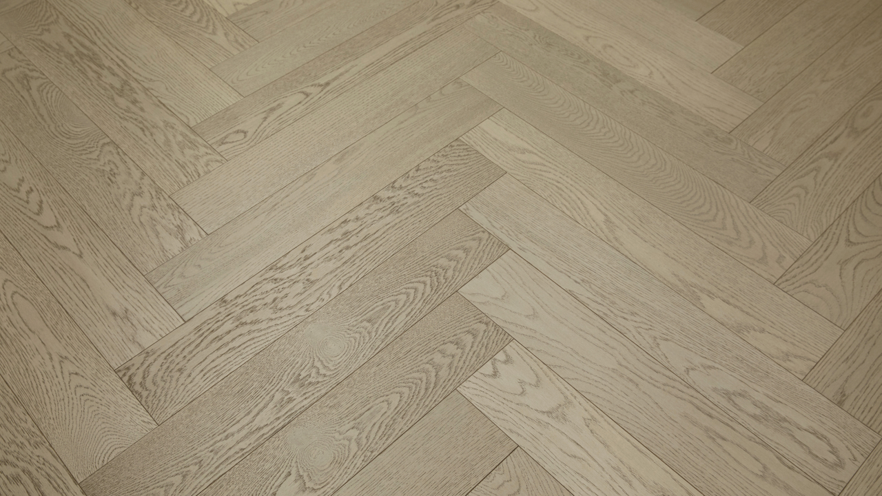 American Oak 5 Herringbone Collection-Sky 