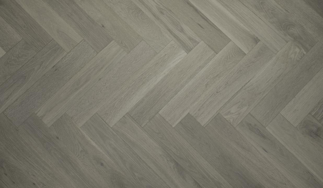 American Oak Herringbone Collection-Silver Stone 