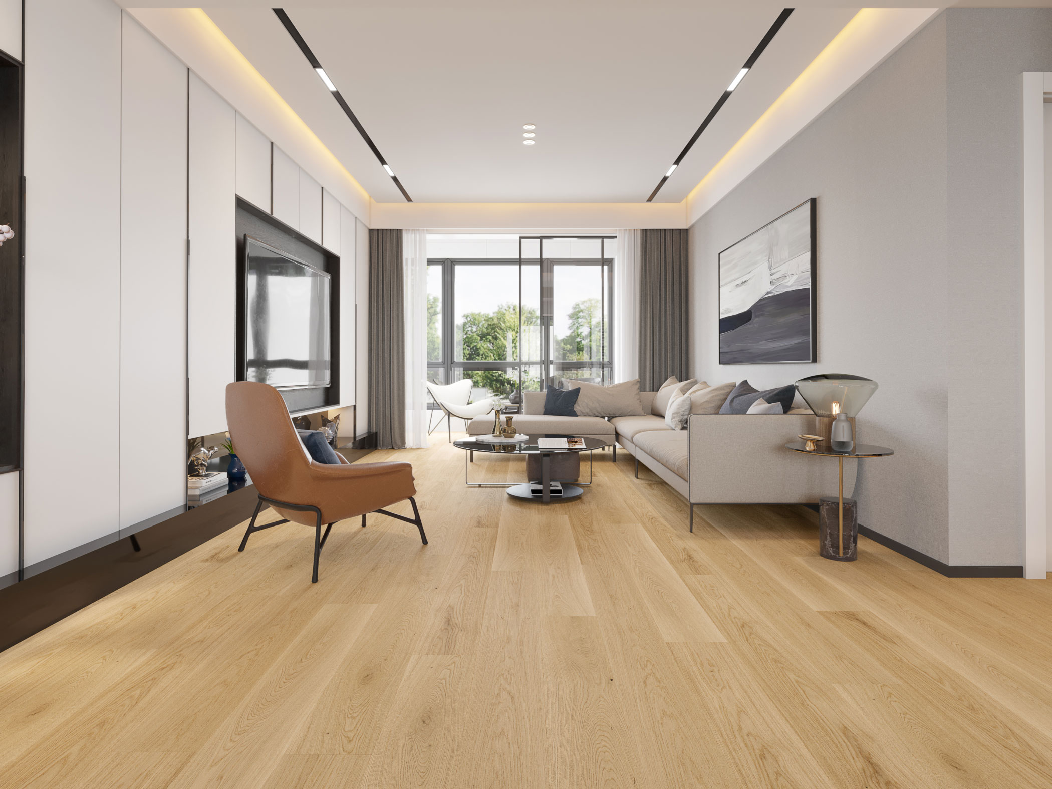 American White Oak 6 Collection - Macoroon