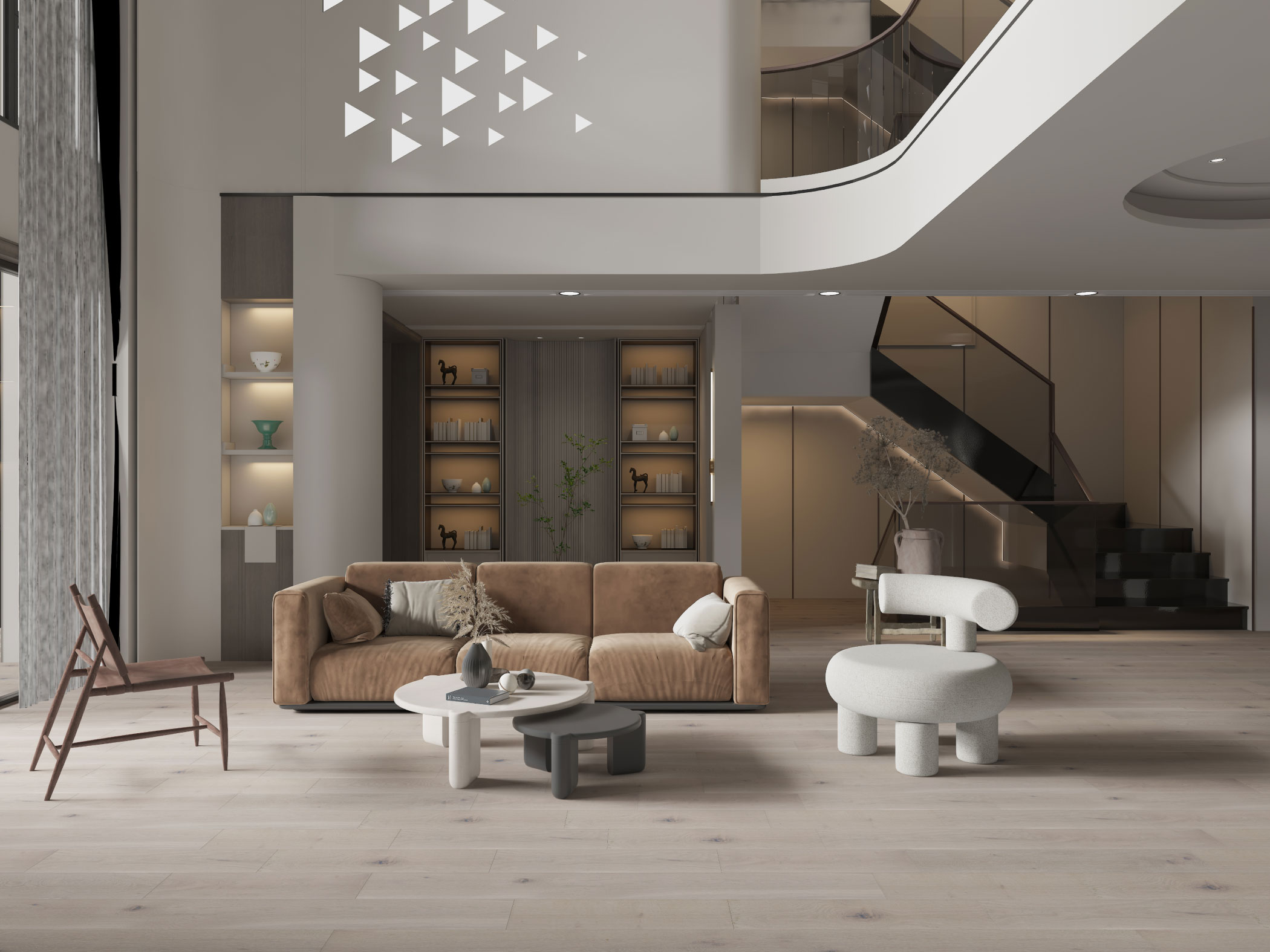 American White Oak 6 Collection - Silver Stone