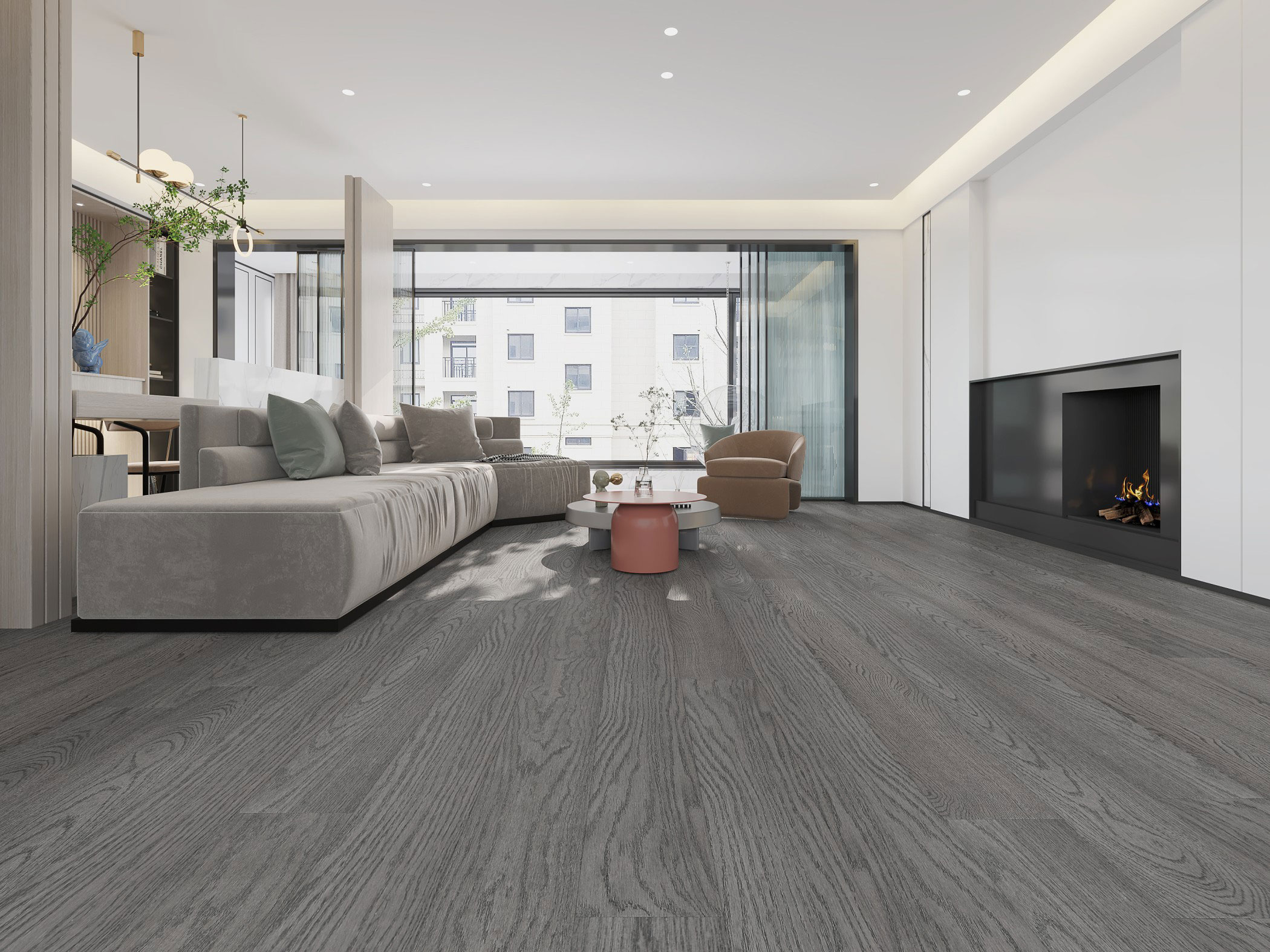 American White Oak 7 Collection - Coyote